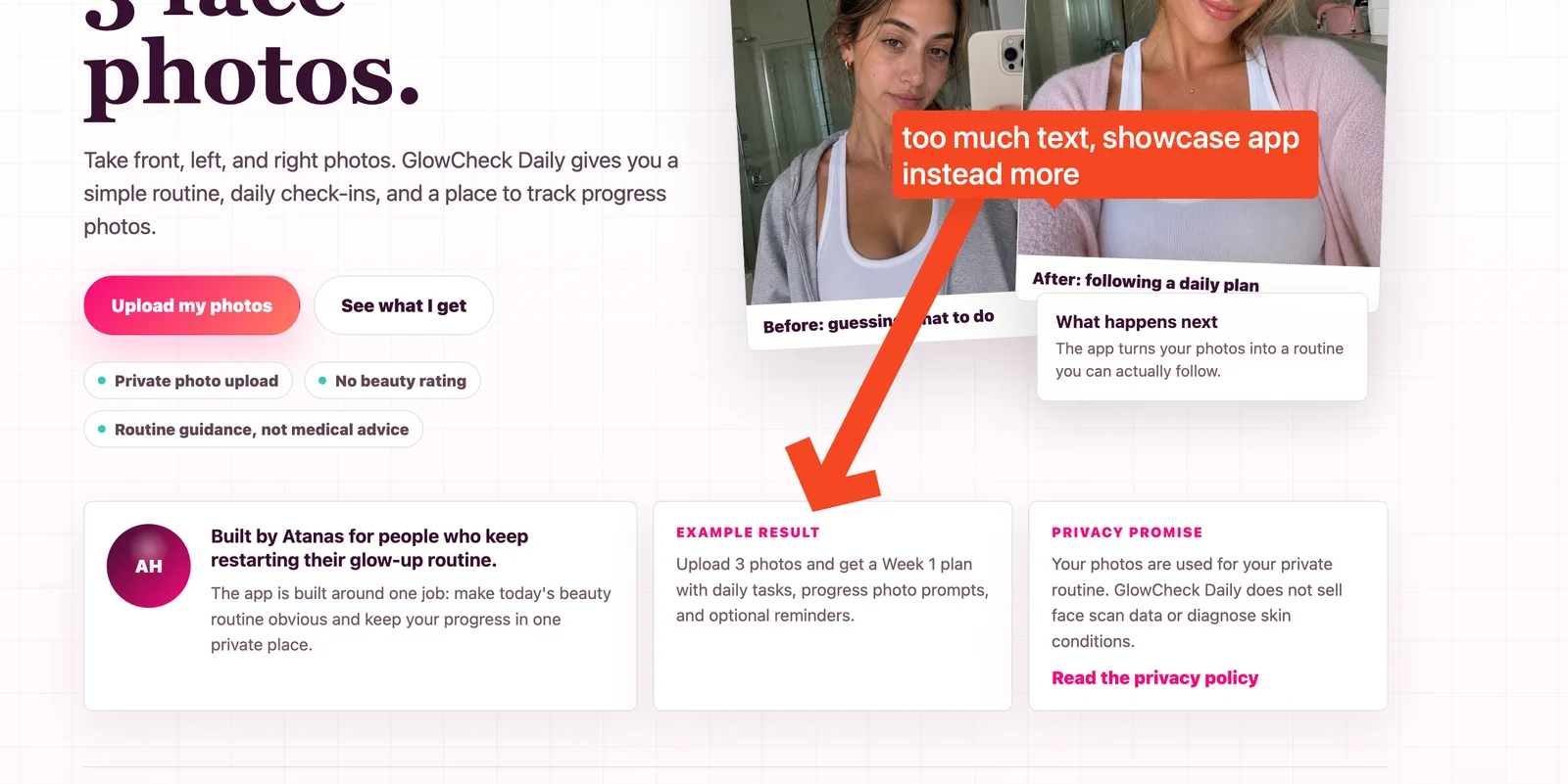 Screenshot from launch review