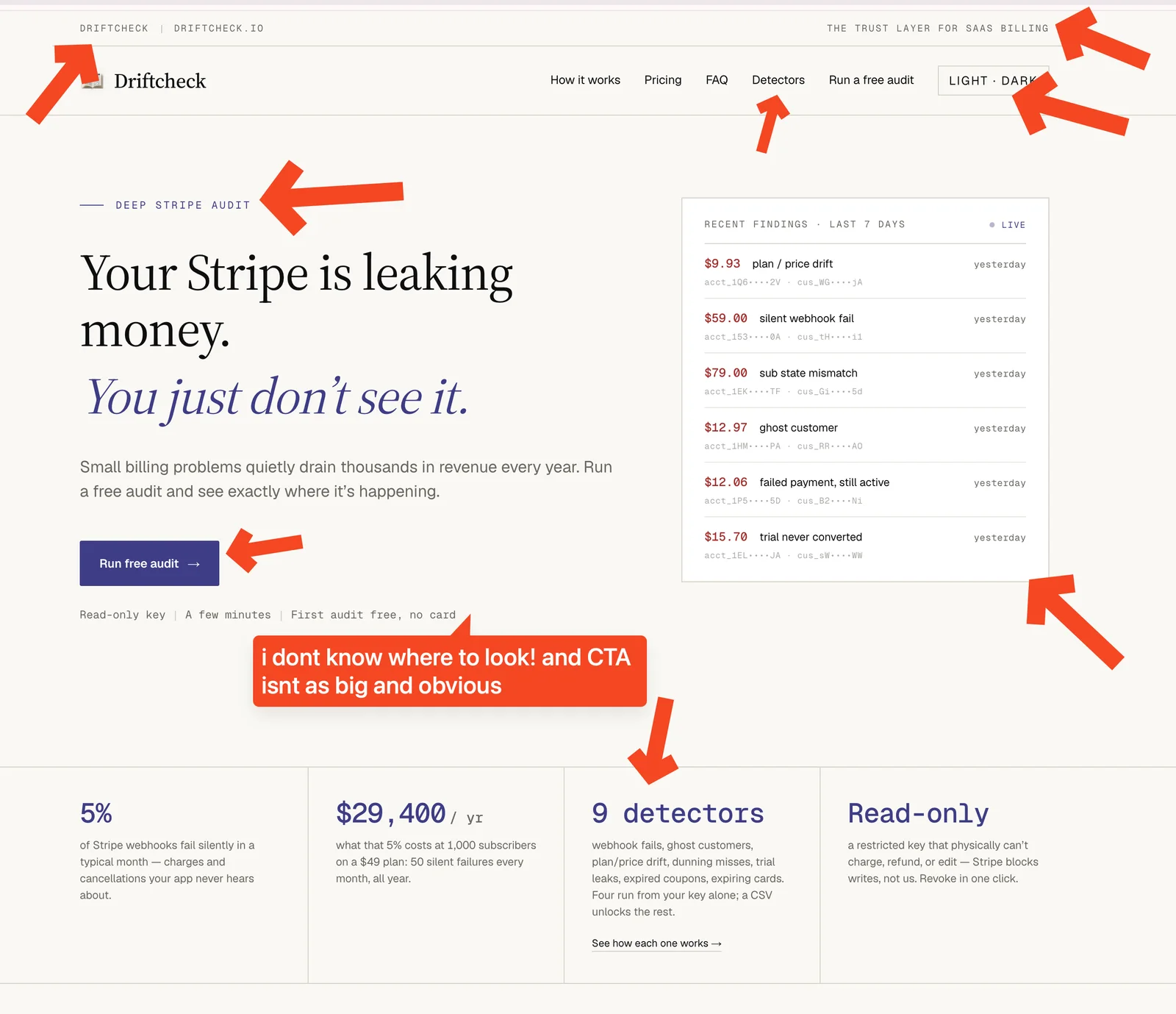 Screenshot from launch review