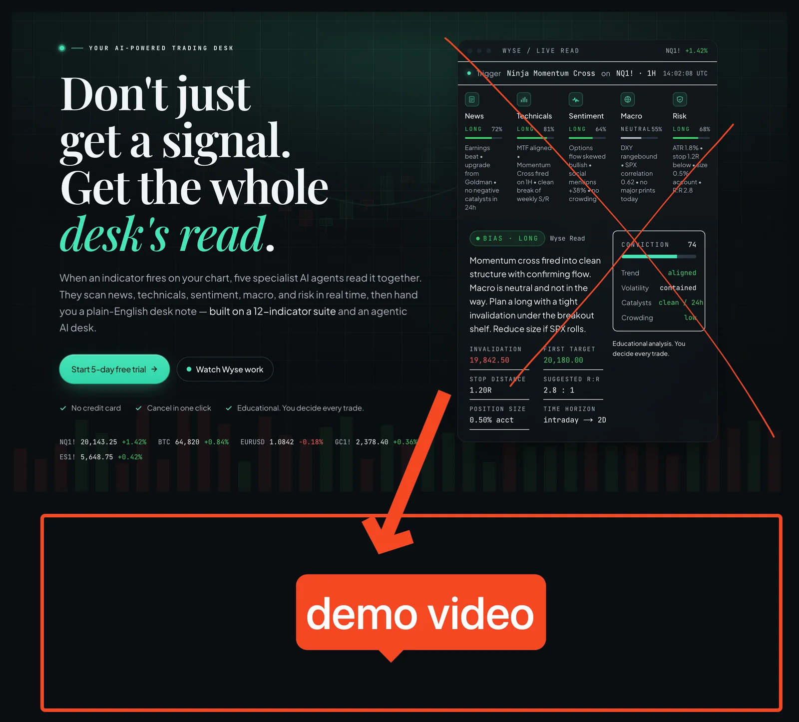 Screenshot from launch review