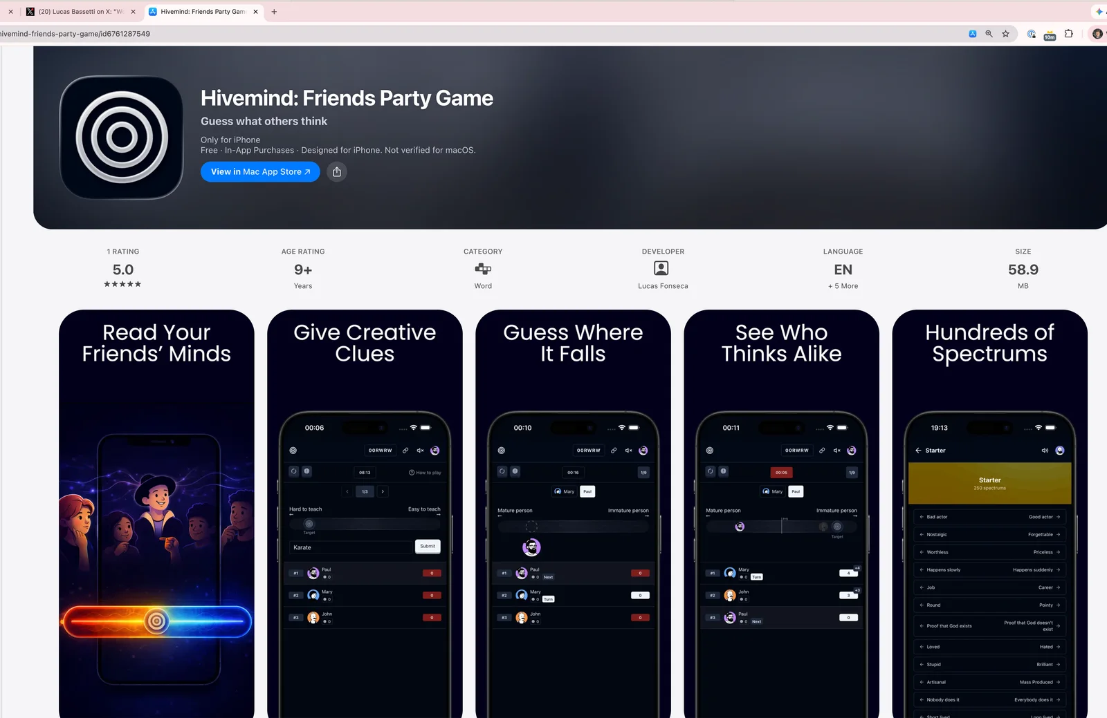 Screenshot from launch review